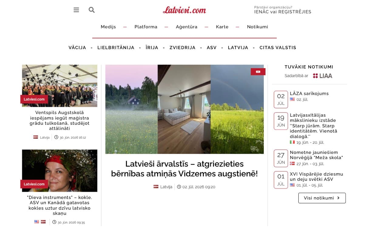 Platforma — Latvieši